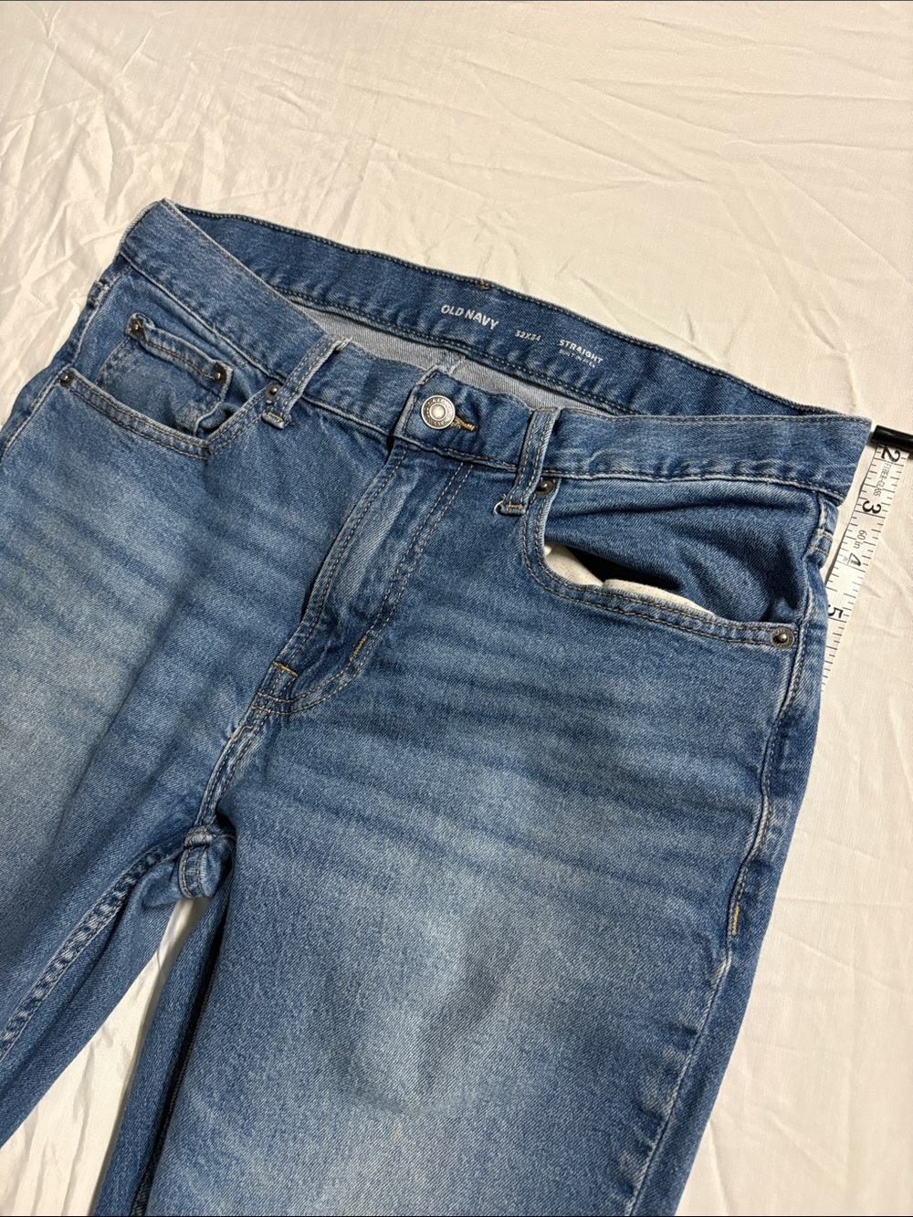 Old Navy Mid Wash Straight Jeans